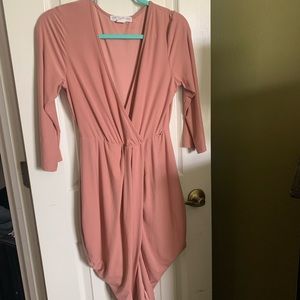 Low cut cocktail dress